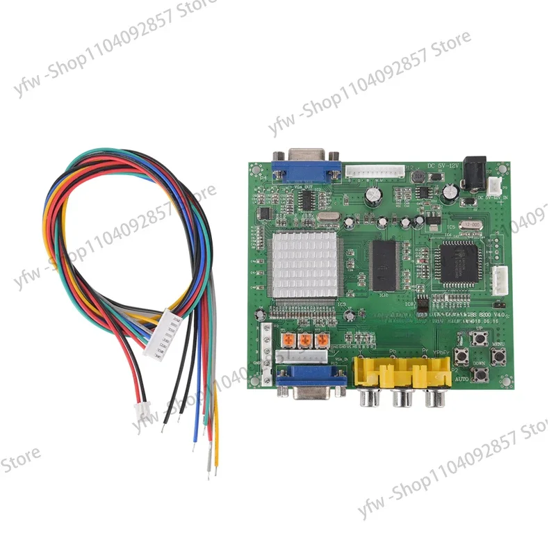 

Game RGB/CGA/EGA/YUV to VGA HD Video Converter Board HD9800/GBS8200