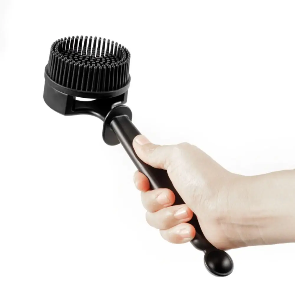 Removable Coffee Machine Brush 51/58mm Long Handle Espresso Group Head Cleaner Silicone Brush Durable Coffee Maker Cleaner