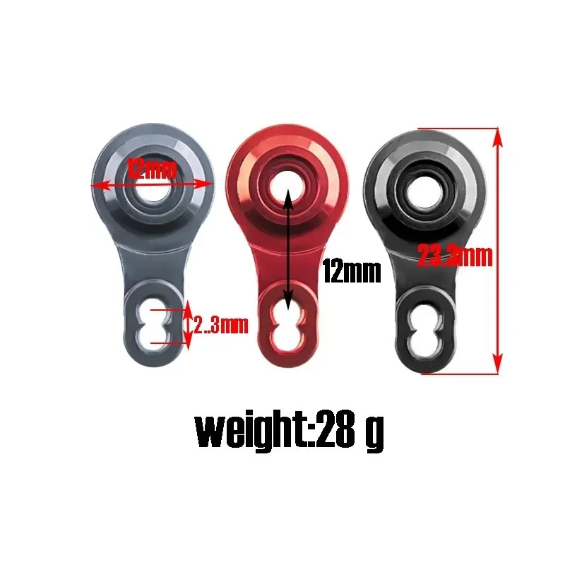 Traxxas TRX4 TRX6 1/10 RC 크롤러 자동차 업그레이드 부품 용 알루미늄 합금 서보 세이버 암 25T 시프트