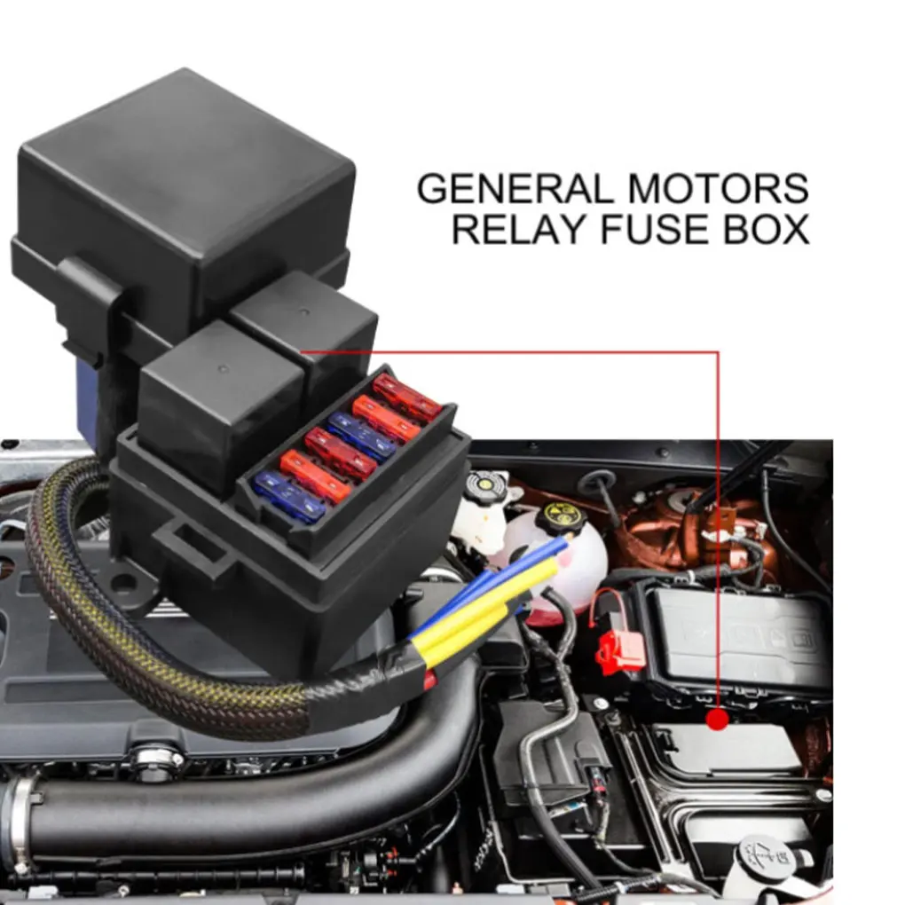 

Комплект предохранителей и реле предохранителей 12 В, коробка предохранителей и реле, коробка предохранителей и реле