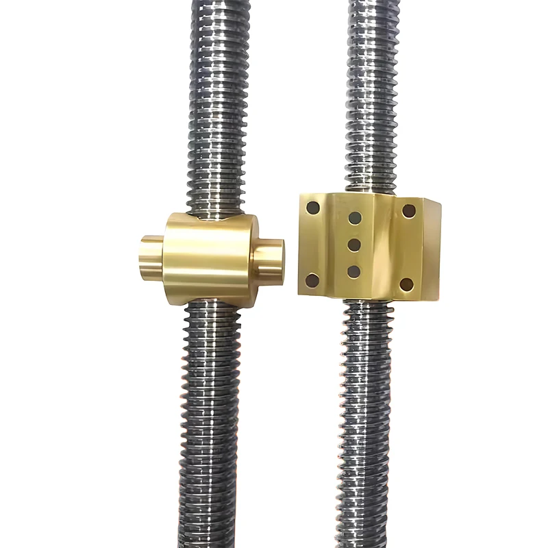 -made Trapezoidal Screw Rod,  ized Precision Ball Screw, T-nut,  ized Left-hand and Right-hand Threads