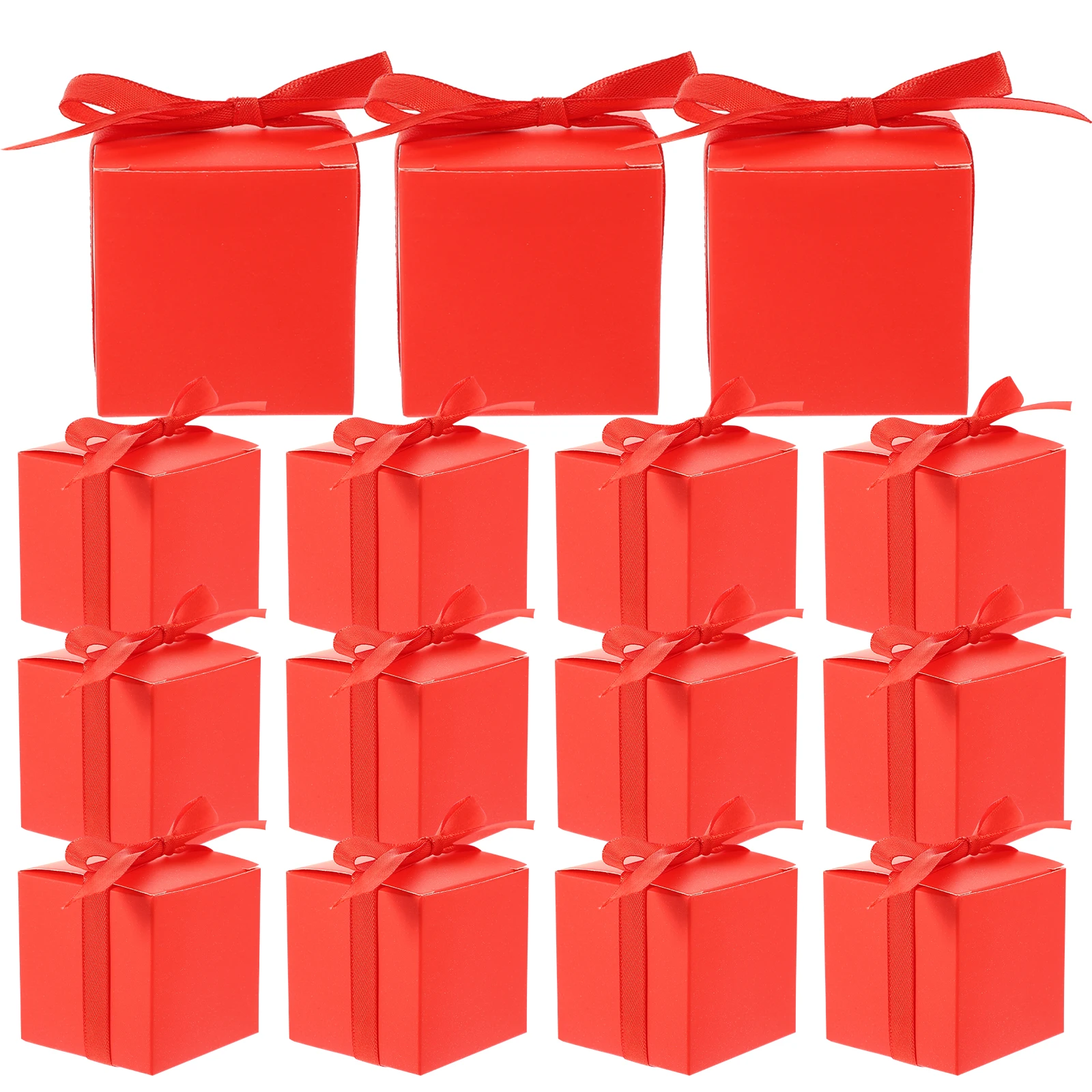 

50Set Kraft Paper Goodie Boxes Multi-Function Candies Case for Party Favors Decorative and Cheerful Festival Use