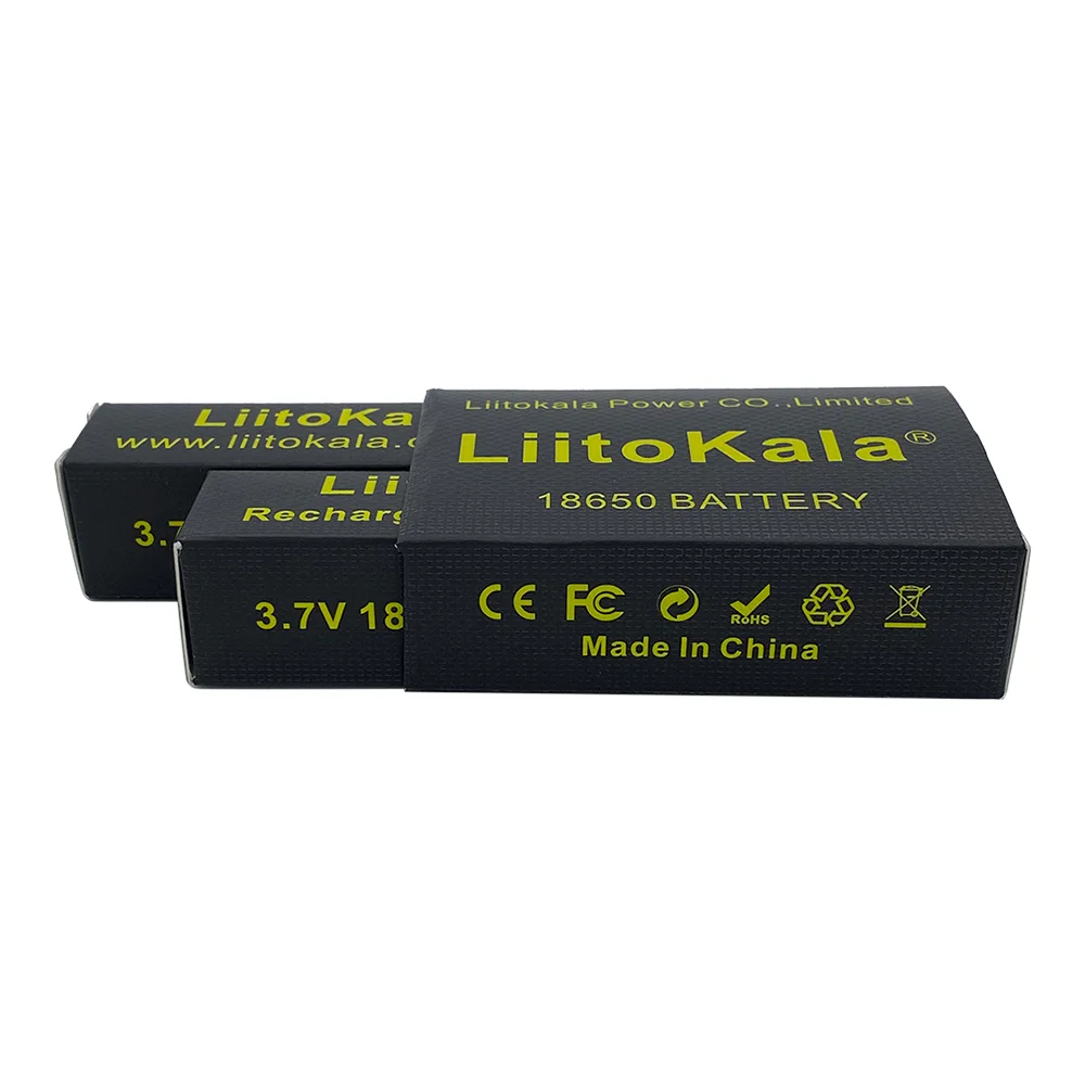 100% Original high quality Liitokala 18650 battery 3.7V 3200mAh 18650 rechargeable batteries for flashlight