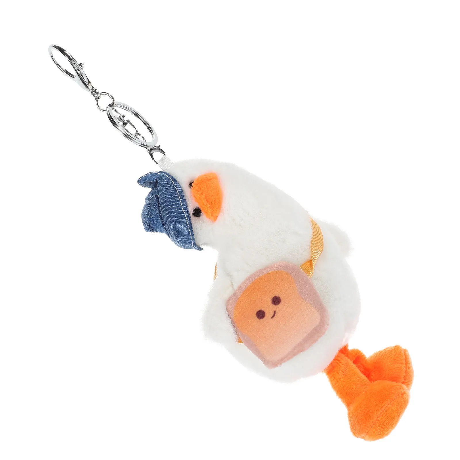 Stylish Duck Key Ring Charm Hanging Decor for Keys Bags Backpacks Purse Car Interior Holiday Gift Birthday Christmas Festive