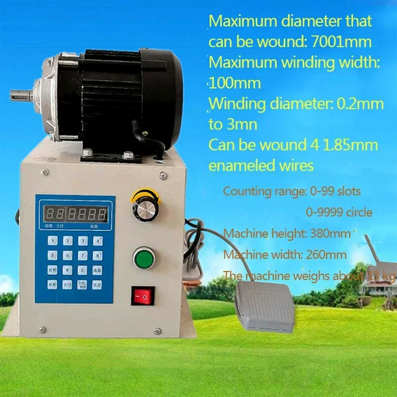 ماكينة لف كهربائية جديدة 220 فولت 800 وات باستخدام الحاسب الآلي ماكينة لف عزم دوران عالي مع أداة لف أوتوماتيكية ذات سرعة قابلة للتعديل