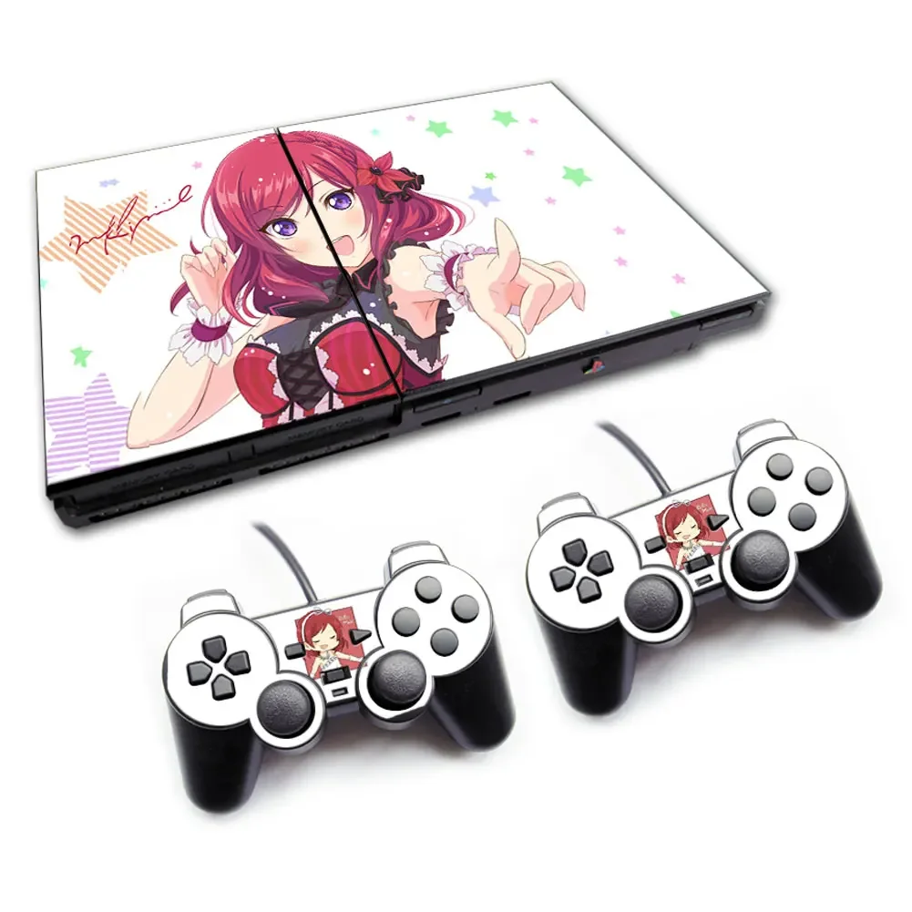 Anime meisjes Nieuw aankomst ontwerp vinyl sticker spelaccessoires voor pss slim 70000 serie skinsticker