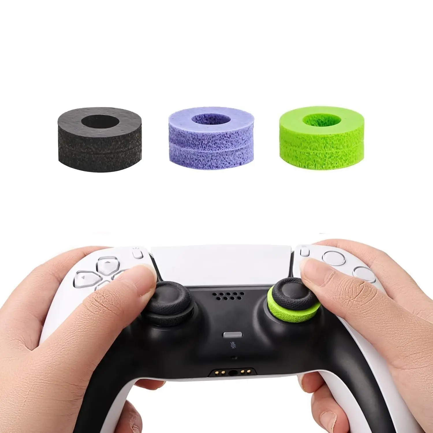 FPS Freek Galaxy For PS4 High-Rise Analog Stick PS5 Joystick Controller Performance Command Stick Game Silicone Cap