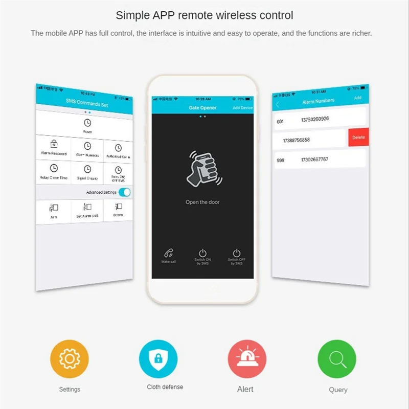 

B21B RTU5024 Wireless Remote Control Door Access Door Opener Long Antenna 850/900/1800/1900Mhz