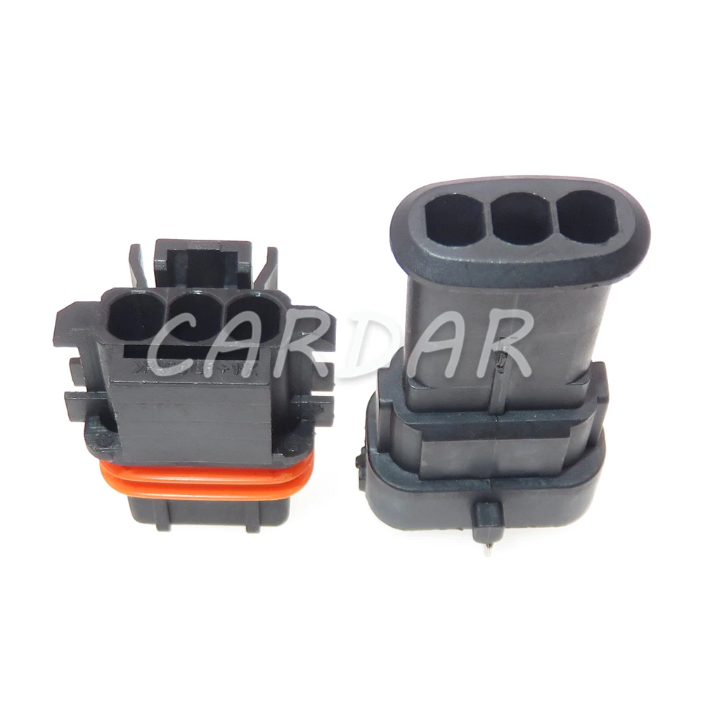 1 Set 3 Pin 368161-1 Car Wiring Terminal Waterproof Socket AC Assembly For Hyundai Idle Motor/Intake Pressure Sensor