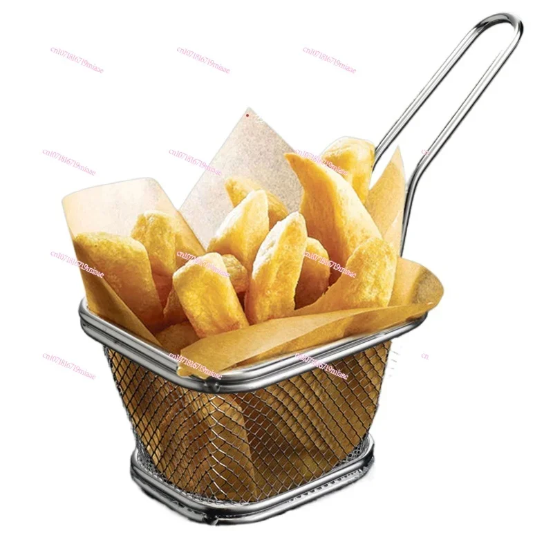 Fried chicken wing basket 304 stainless steel fried basket colander screen round fries