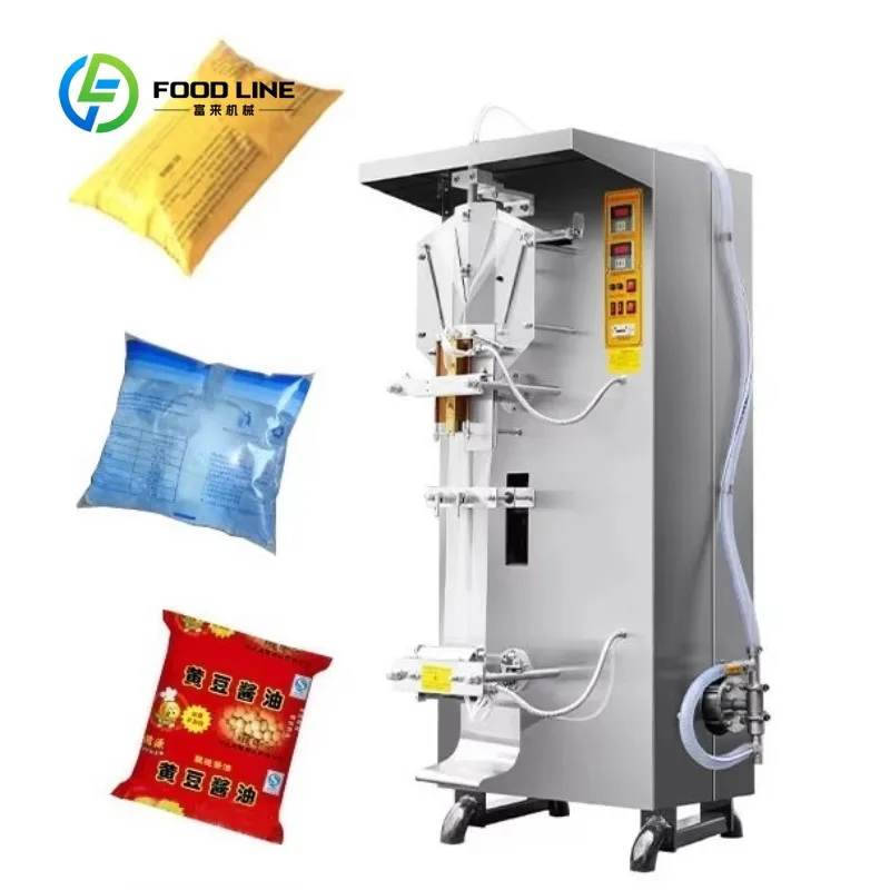 Fully Automatic Customized Liquid Packaging Machine for Beverage Sauce Ketchup Shampoo Bagging Sealing Plastic Pouch Filling