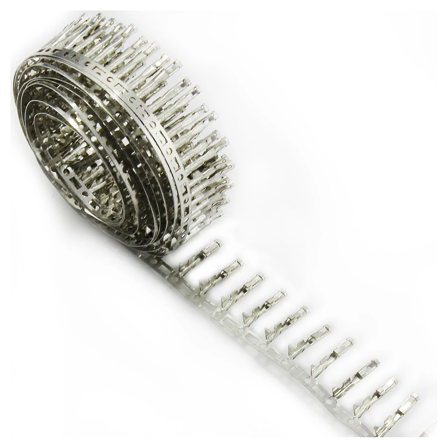 DT85 200PCS 2.54mm Pitch Female Pin Connector Jumper Wire Cable Female Pin Crimp Terminal Connector(Female)