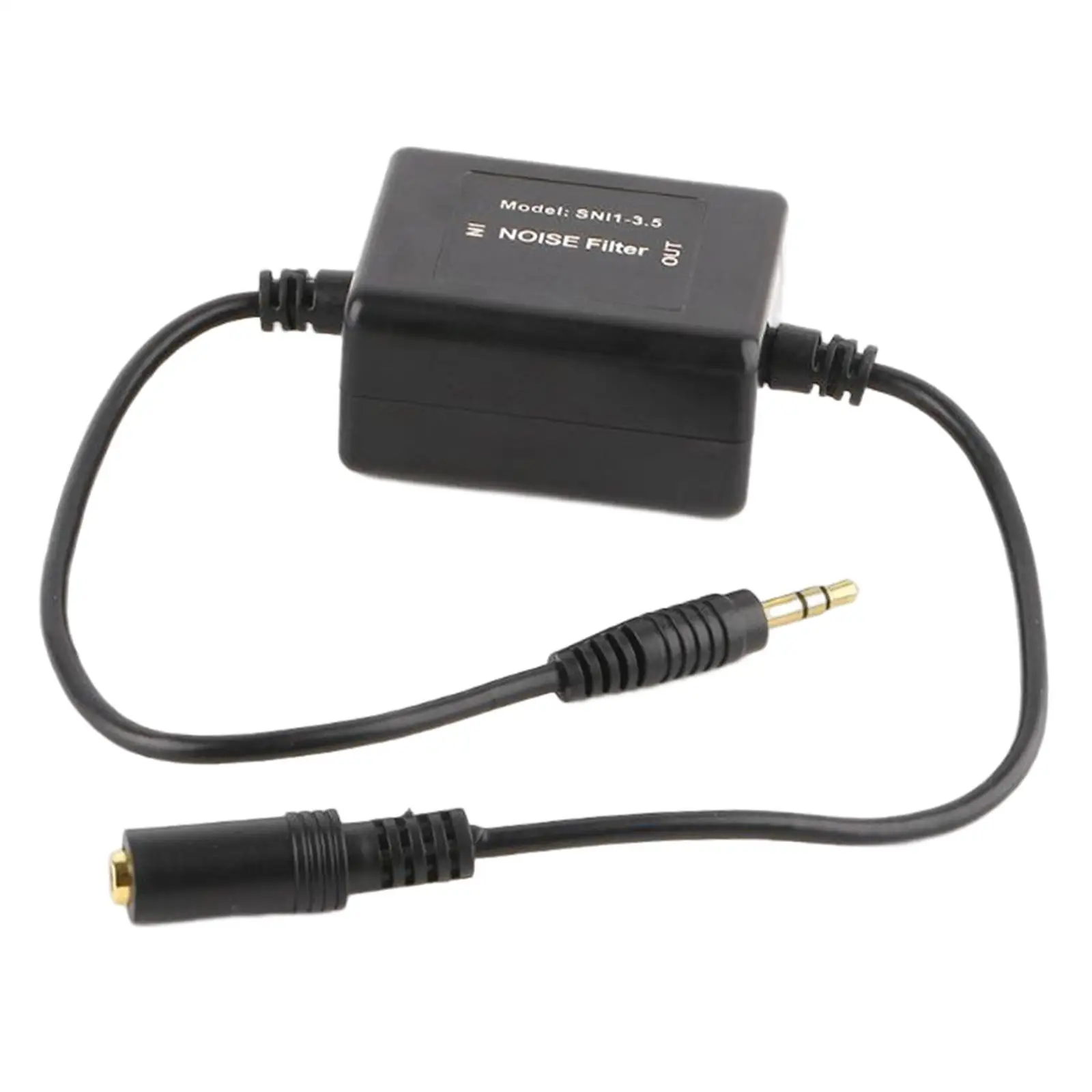 

Ground Loop Noise Isolator, 3.5mm Accessory for Home Stereo System Car AUX Audio