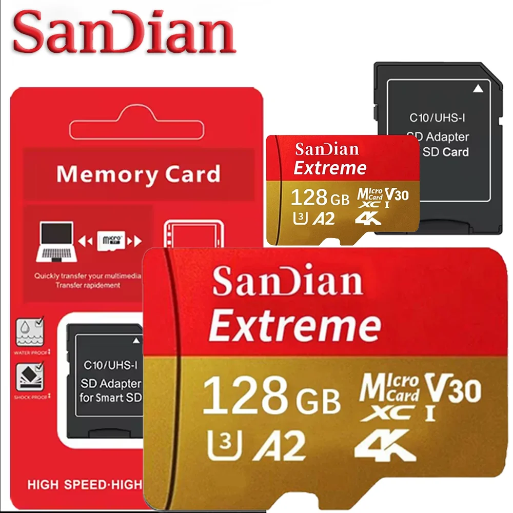 Scheda Micro TF SD ad Alta Vel - Action Camera Micro Sd Card 128Gb V30 recensione e prezzo