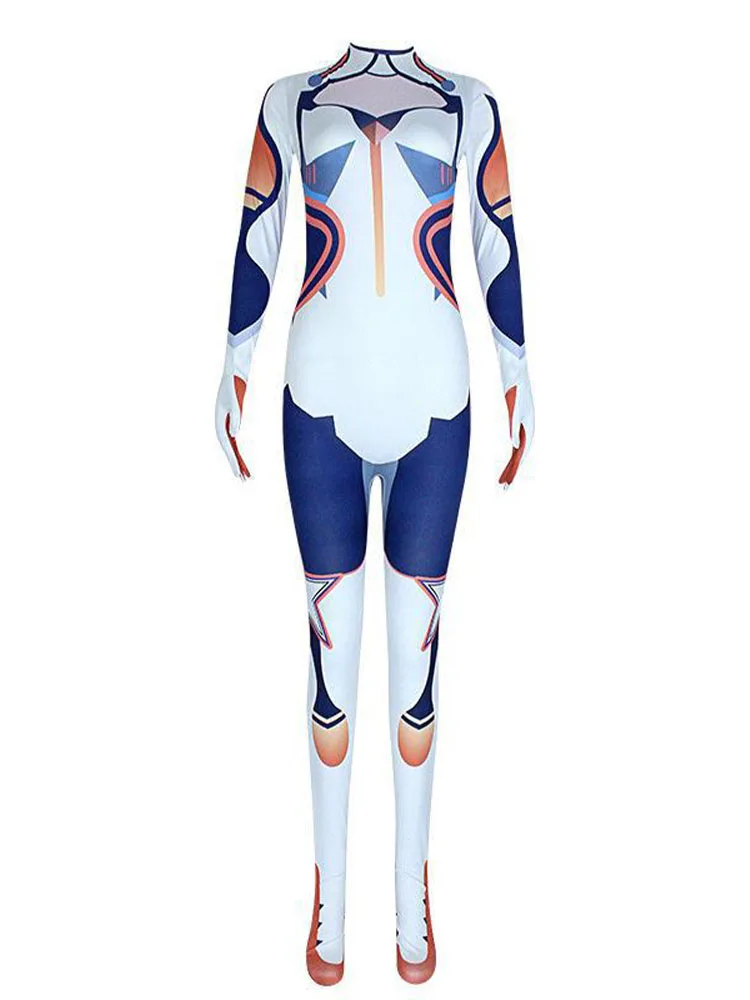 

Halloween Tight Sexy Personality jumpsuit DVA Daji Zero two02 Watch Kiana Ayanami Cos Gospel Warrior