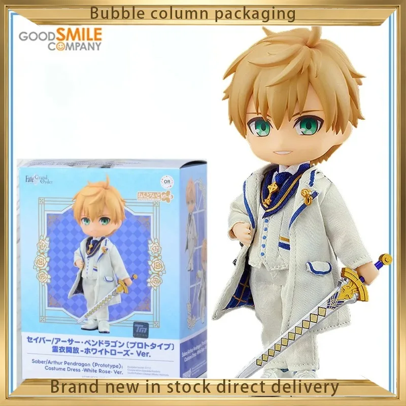 Good Smile Company Fate Grand Order Nendoroid Arthur Pendragon Saber Costume Dress White Rose Ver 100% Original In Stock
