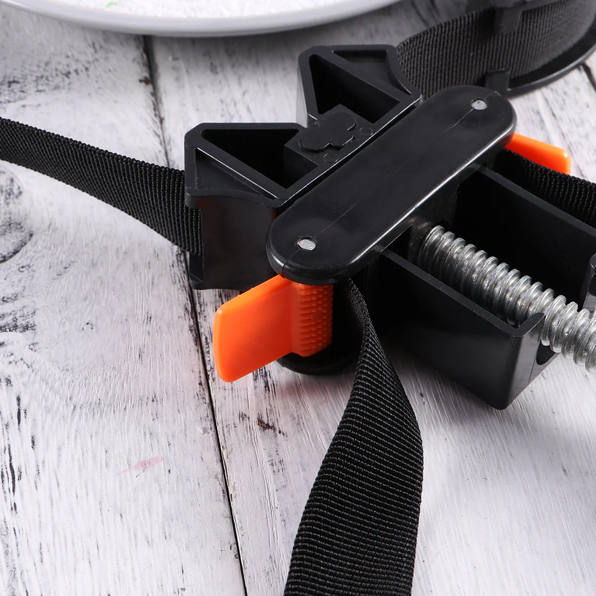 

Frame Clamp Picture Strap Clamp For Woodworking Non-Marring Grip Strong Nylon Material Black Wood Clamps Holder