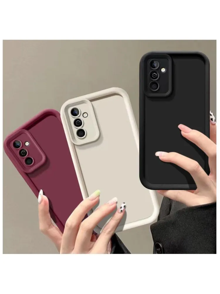 Coque de téléphone couleur bonbon, étui souple antichoc pour Samsung Galaxy S25 S24 S23 S22 Ultra Plus S21 FE A14 A34 A15 A35 A52 A53 A54 5G