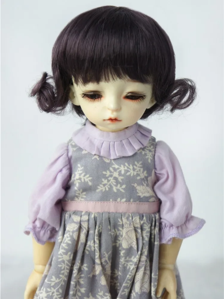 باروكة JD459 قصيرة وعصرية من الشعر الاصطناعي لدمى YOSD MSD SD - خيارات مقاسات 1/6 و1/4 و1/3 بأطوال 6-7 بوصة و7-8 بوصة و8-9 بوصة