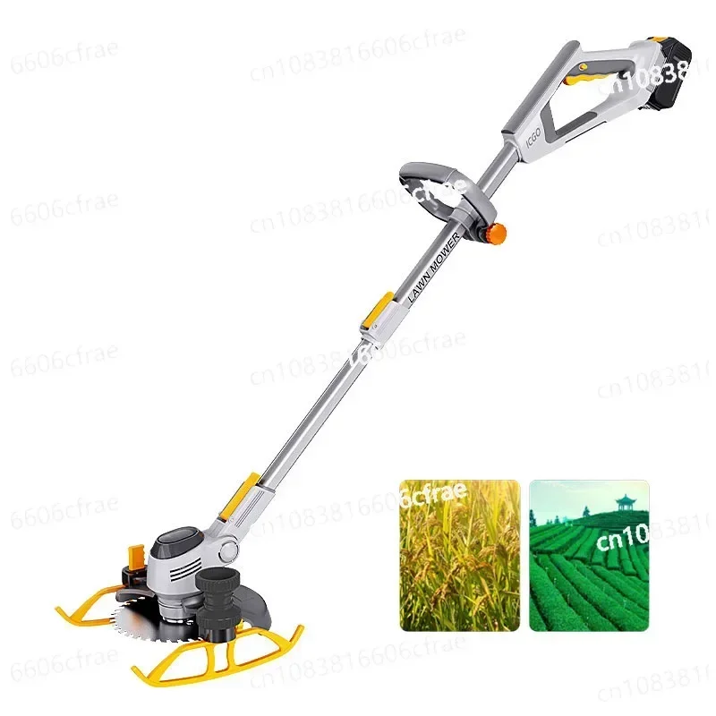 Cordless Brush Cutter Weed Eater Electric Weed Trimmer Handheld Lawn Mower Lawn Garden Pruning