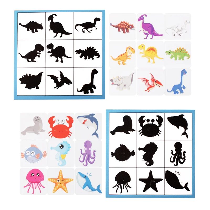 Holz Montessori Finden Form Spielzeug Tier Obst Schatten Paarung Form Puzzle Logisches Denken Spiel Pädagogisches Spielzeug Für Kinder