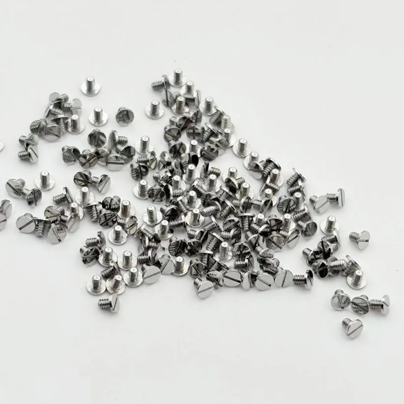 10 30 50 100pcs  Watch movement accessories 8200 8215movement upper clamp plate screw pendulum splint screw