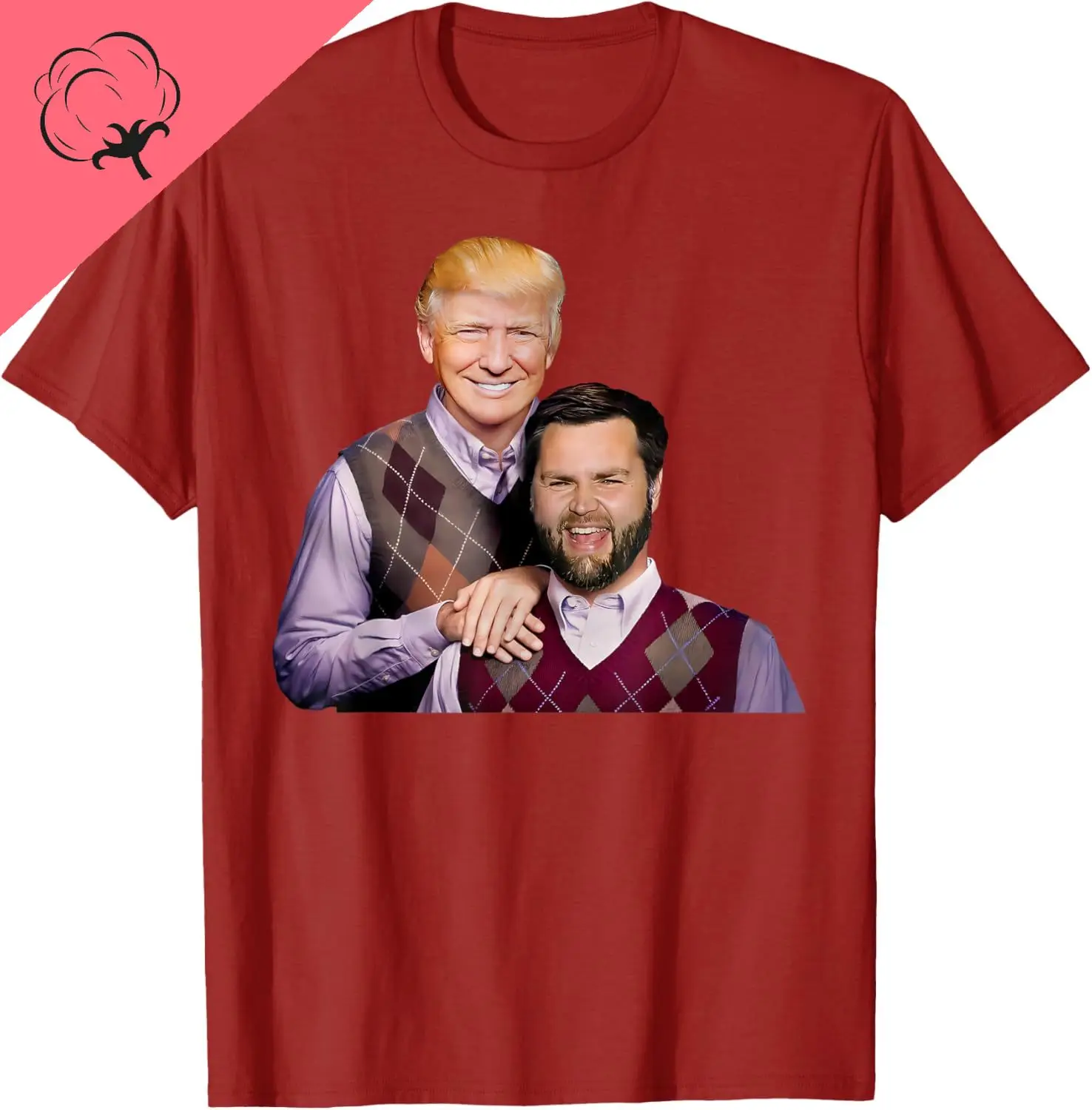 Trump Vance 2024 Brothers Funny Parody Trump J.D. Vance Bros T-Shirt Unisex Summer Streetwear Tops Cotton  Camiseta Hombre