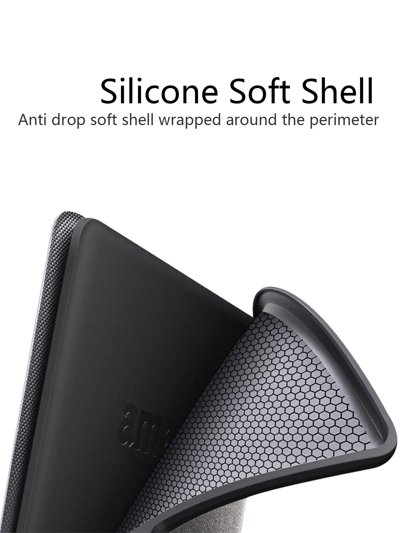 حافظة كيندل بحزام يد مضاد للسقوط من السيليكون غلاف حماية ناعم كيندل بيبر وايت 12th gen 2024 2022 الجيل السادس عشر #4