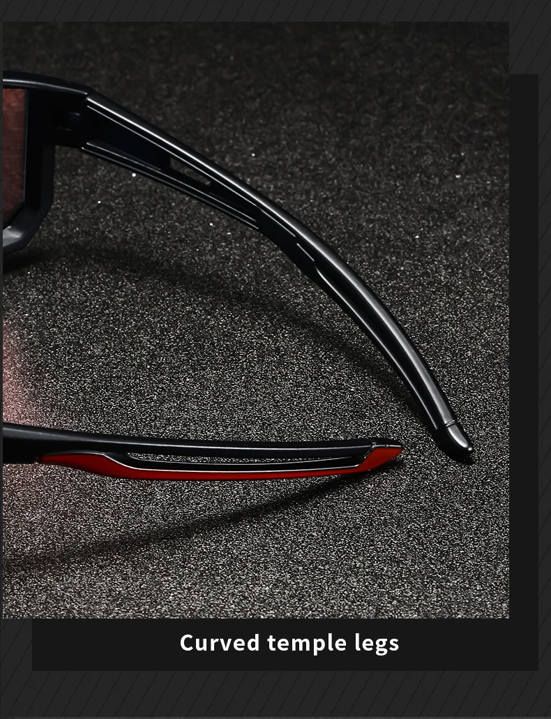 KAROS Extreme Fashion Sportbrille UV400 MTB Radfahren Fahren stoßfest Unisex mit Box – Detail 4