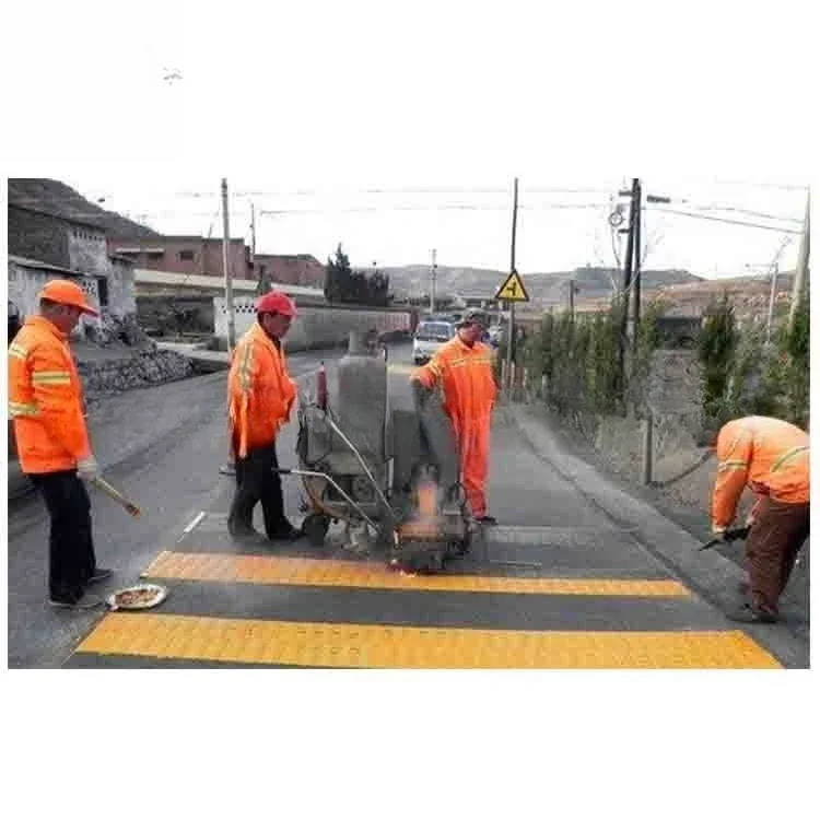 Hand-pushed road marking machine, road speed bump oscillating line drawing car