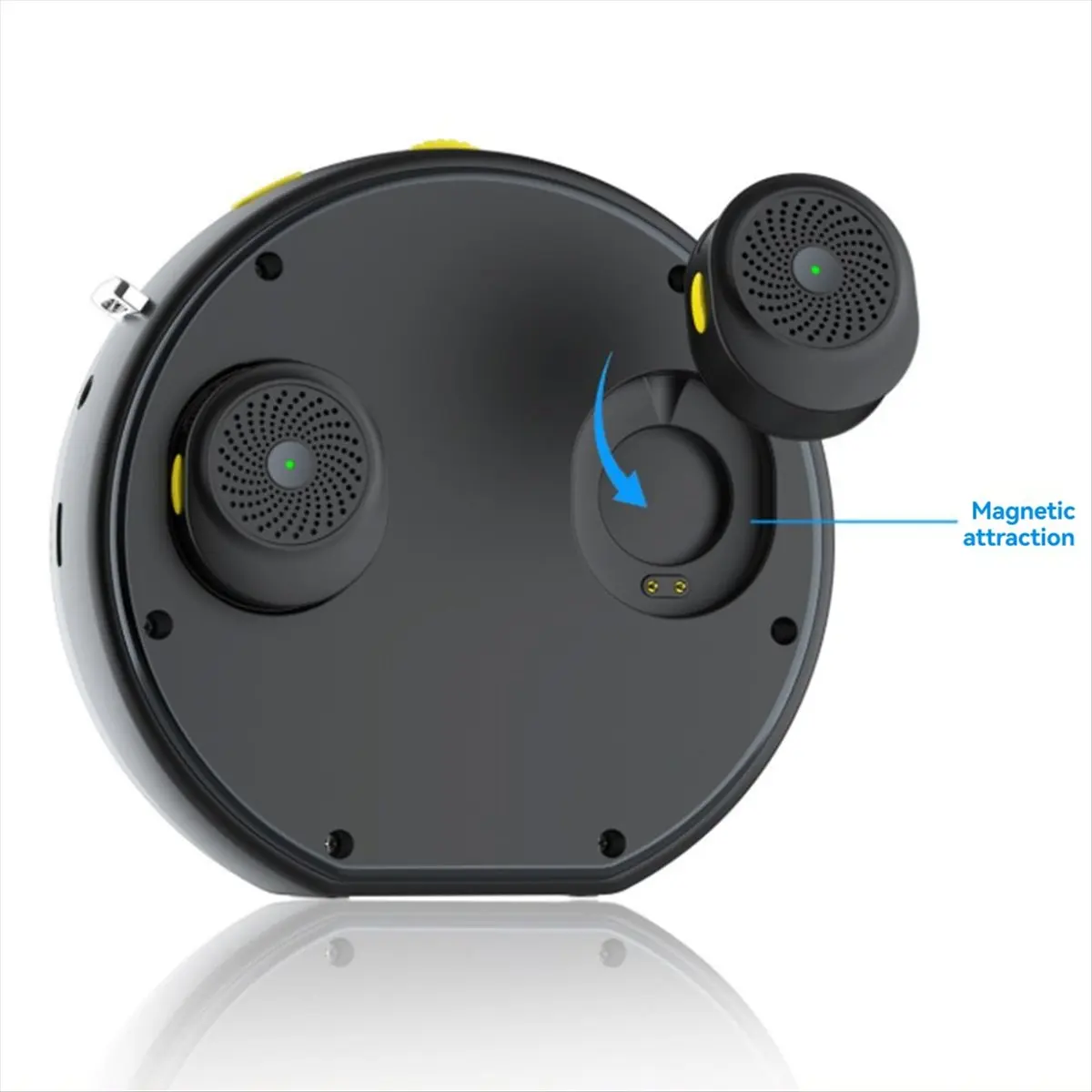 

Лучший беспроводной динамик Little Bee, магнитная кнопка, руководство для учителя, торговый центр, громкий петличный динамик, 2,4G, Bluetooth, черный