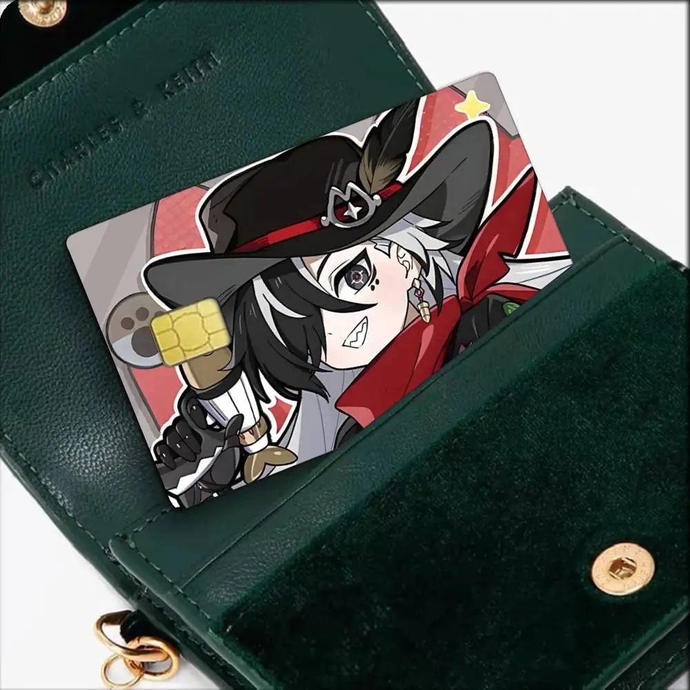 Anime Game B-oothill Waterproof Film Skin Cover Credit Card Stickers Debit Front Bank Bus Pass