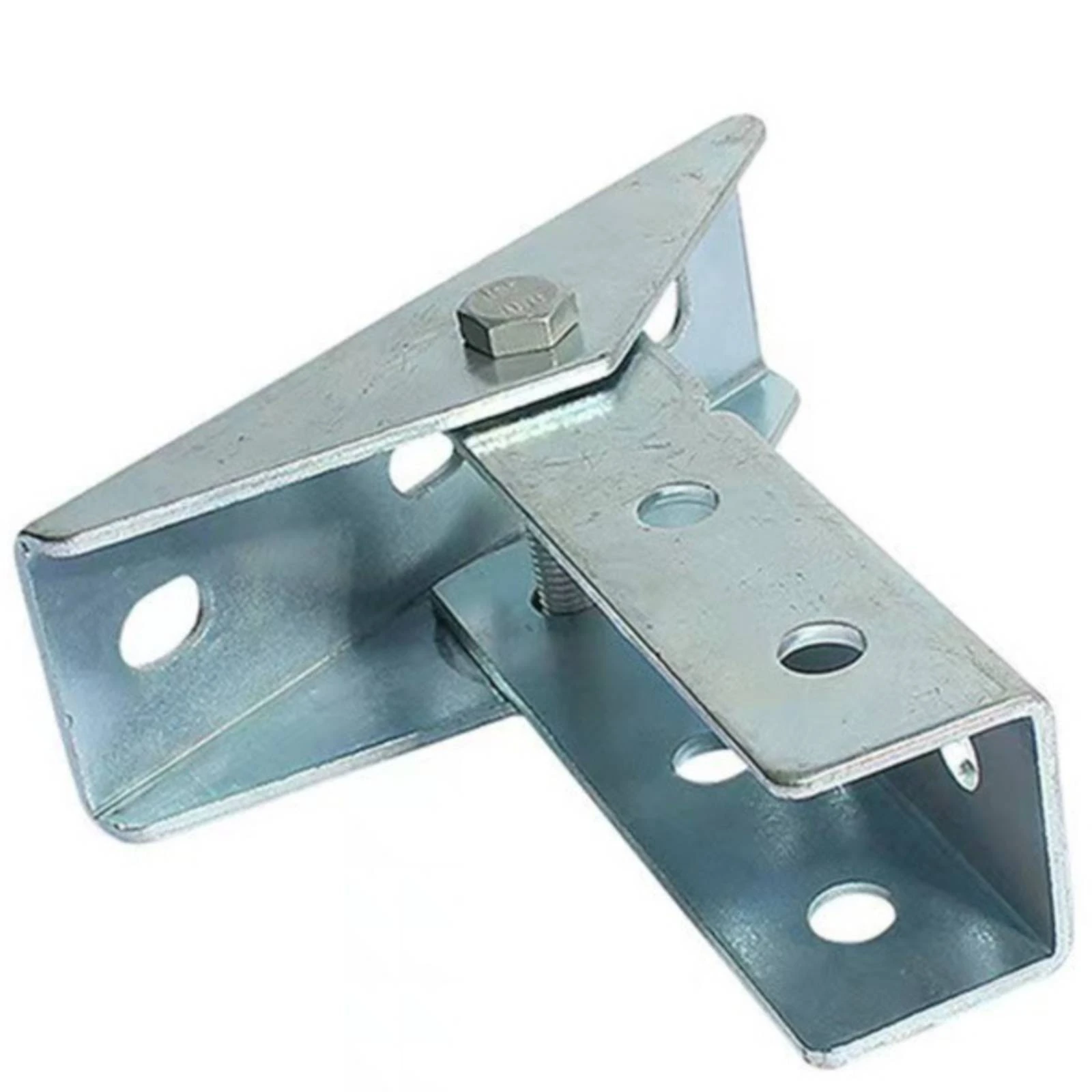 4 Pieces Seismic Support Bracket Slotted Seismic Bracket with Adjustable Connection Fitting Shiny Corrosion Resistant