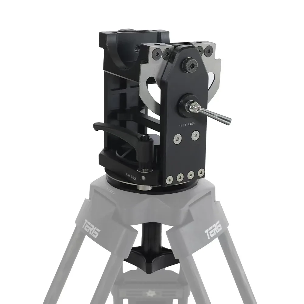 Teris CRANE-R5 Jib Central Pivot Part Rocker Arm Core Mechanism Universal Adapter Fits JQ50 Mini Crane & All 100mm Bowl Tripods