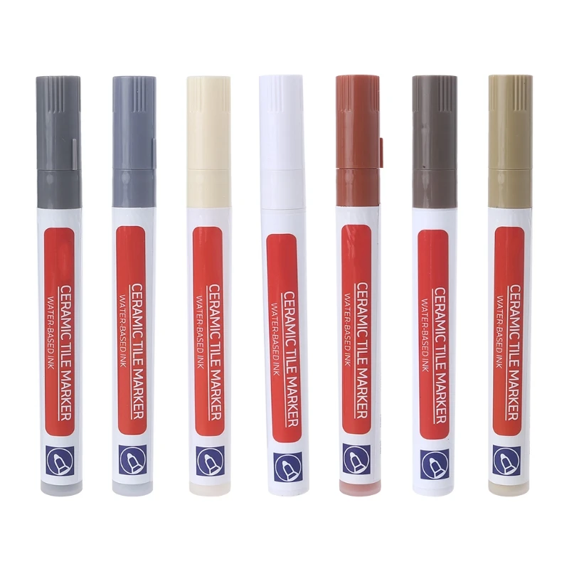 Tegelverf Marker Licht Roomwit/Wit Tegelverf Marker Tegelvoegen Pen Waterdichte Tegelvoegen Kleurstof Sealer Pen