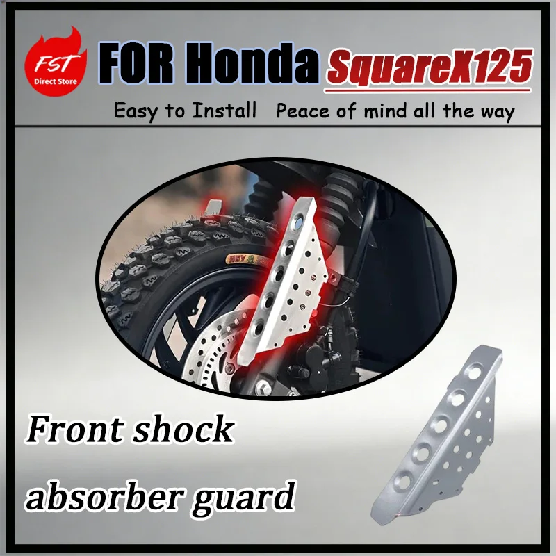 For Honda SquareX125 FrontFork Protection Cover Shock Absorber Decorative Panel Direct Fit Exterior Upgrade No Drilling Required