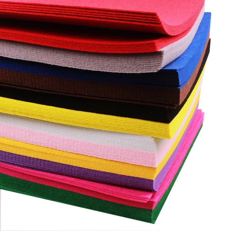 

50cm long Felt Fabric Non-woven Felt Fabric Sheet Patchwork DIY Sewing Dolls Crafts Accessories Material 2mm Thick by half meter