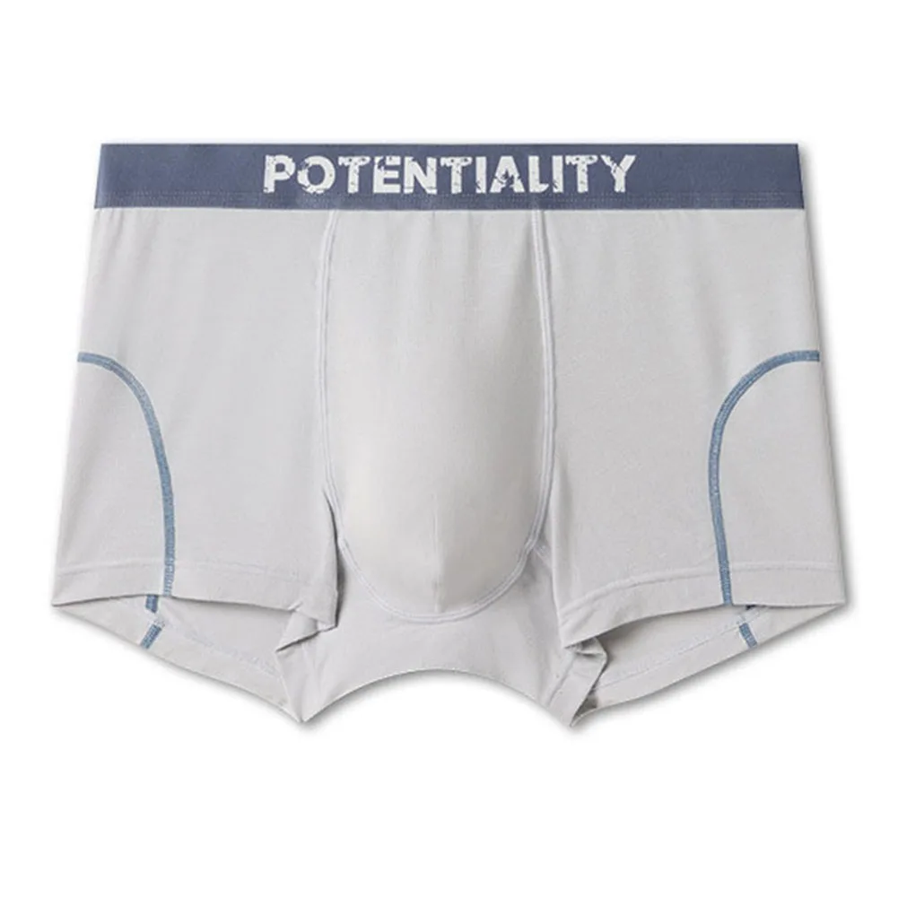 Men's Breathable Soft Boxer Shorts Featuring High Elastic Fabric Youth Comfortable Underwear Trunks Perfect for Home Apparel