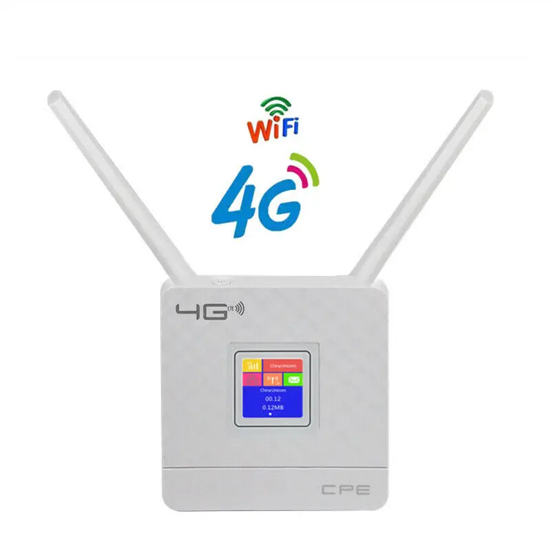 

4G LTE CPE Wifi Router CAT4 150Mbps Wireless Router 4G LTE SIM Wifi Router With External Antenna WAN/LAN RJ45