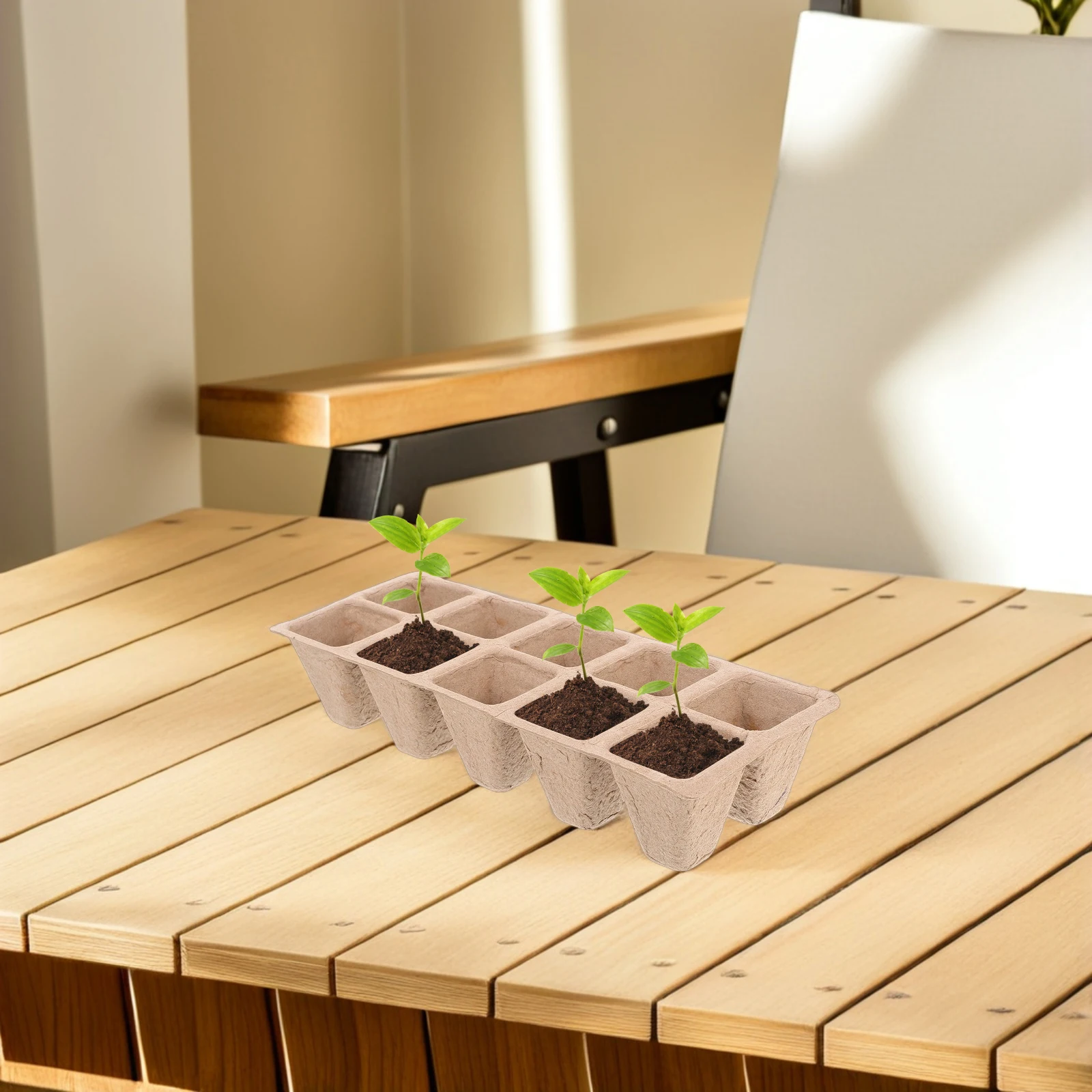 

20 Pcs Seedling Starter Trays Germination Cups Hydroponic Growing Pots Planting Garden Greenhouse Flowers Vegetables