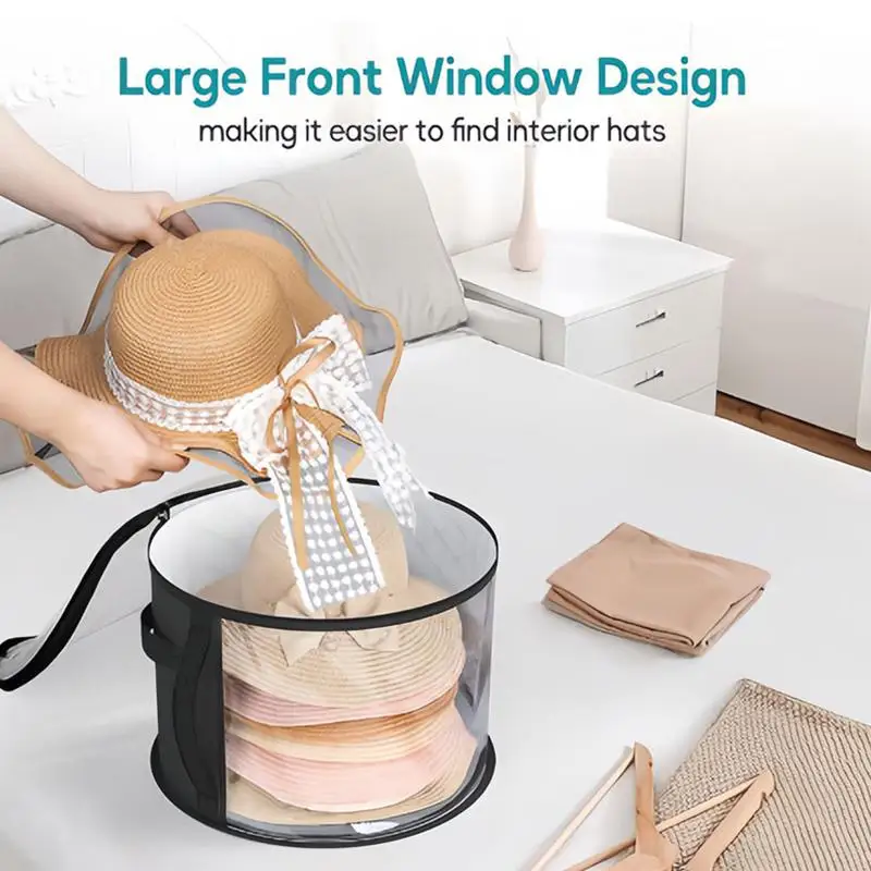 Foldable Hat Storage Bag Non Woven Dust Proof Multipurpose Shoe Storage Luggage Organizer for Travel Moving