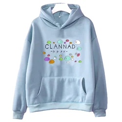 Clannad-Sudadera con capucha de dibujos animados para hombre y mujer, suéter de manga larga con forro polar ligero, estilo Kawaii, a la moda, después de Story, Dango, Daikazoku