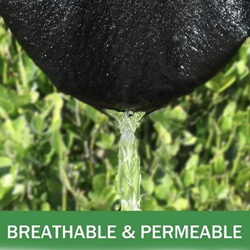 Durable Reusable Weed Control Fabric Water-permeabl with Holes Tree Mat Grassland Plastic Film
