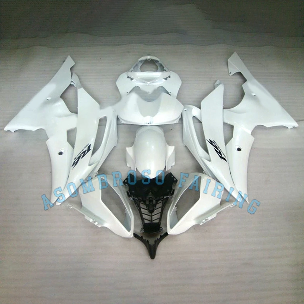 

Белый комплект обтекателей для мотоцикла 2008 2009 2010 2011 2015 YAMAHA YZF R6 08-16 YZFR6 Запчасти для уличных видов спорта