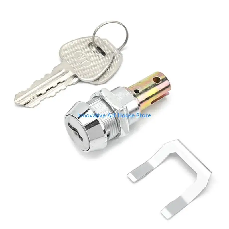 E1PC 180° Rotation Unlocking Drawer Lock Cabinet Insert Linkage Tool Box Lock