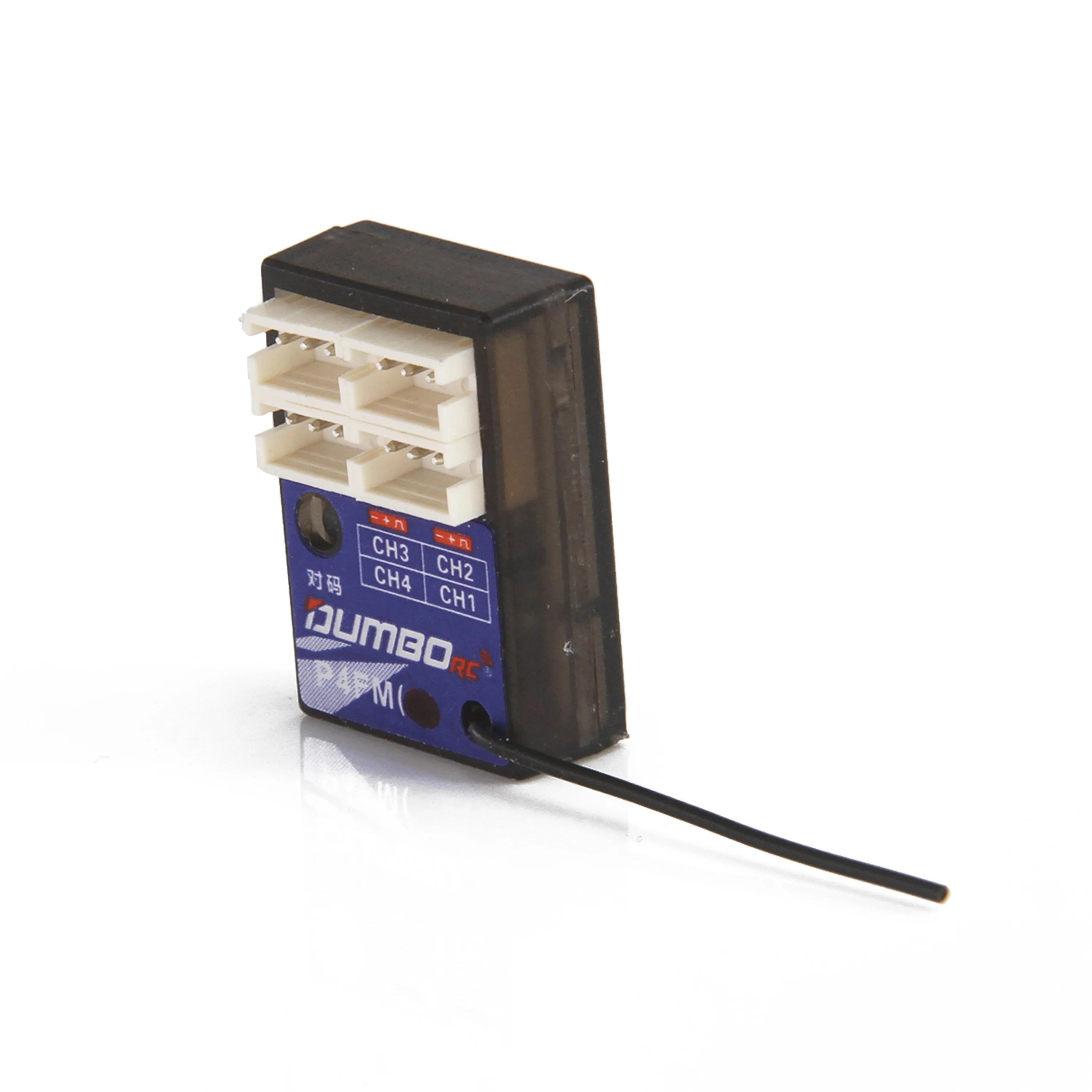 DUMBORC 4CH Mini récepteur P4FM couple de fonctionnement 3V-10V DC pour X4 X6 X6PM-350 émetteur télécommande RC voiture camion bateau réservoir