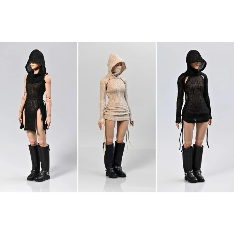 

1/6 Scale Female Hobbies Long Dress with Pleats Clothing Model Accessories for 12Inch TBL PH Action Figures Body