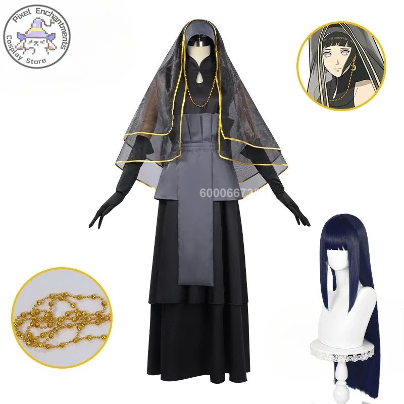 

Anime Hyuga Hinata Cosplay Costumes Woman Black Wedding Dress Disguise Suit Halloween Christmas Party Hinata Hyuga Outfit