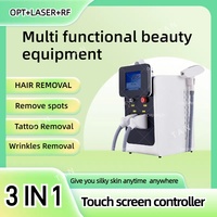 3 in 1 Diode Laser OPT IPL Hair Removal Machine Portable ND Yag Laser Remove Tattoo Professional Beauty Device Laser Hair