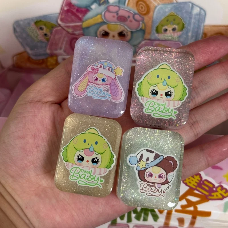 أصيلة الطفل ثلاثة الرمال المتحركة Mahiong Natch حقيبة أعمى صندوق أعمى لعبة تحصيل تمثال العصرية جونغ اللعب جمع هدية #3